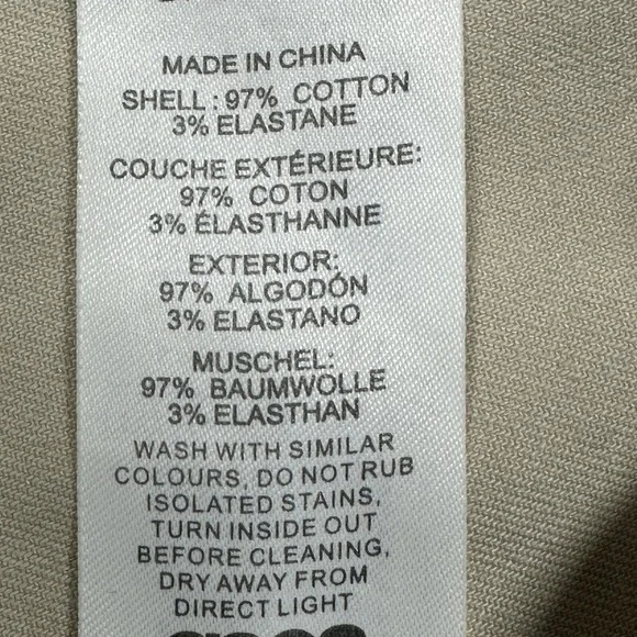 ASOS Design Beige Pleated Shorts Mens Size 34 x 7.5" Inseam Button Fly - Picture 6 of 11